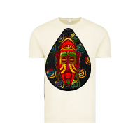 Vintage Arctic african masks teardrop  6 Vintage Tee - BundleAndBundleShop