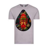 Vintage Zinc african masks teardrop  6 Vintage Tee - BundleAndBundleShop