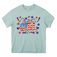 Arona all american girl doodle letters Heavy Core Tee - CowCowDesign