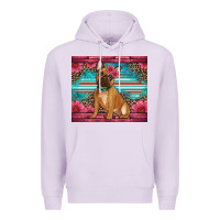 Lilac french bulldog floral Premium Hoodie - Artiststas