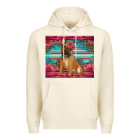 Tofu french bulldog floral Premium Hoodie - Artiststas