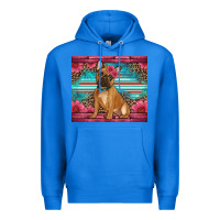 True Royal french bulldog floral Premium Hoodie - Artiststas
