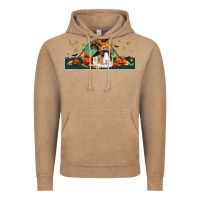 Vintage Coffee Halloween Guinea Pig Vintage Hoodie - LillyAllenDesigns