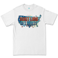 White Sweet land of liberty Premium Tee - FaDigitalArtStudio
