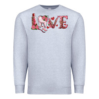 Heather Grey Valentines day dental love Premium Sweatshirt - RanaPortraitStore