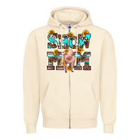 Sandshell show mom pig Zipper Hoodie - RanaPortraitStore