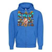 True Royal show mom pig Zipper Hoodie - RanaPortraitStore