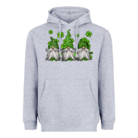 Heather Grey st patricks gnomes Heavyweight Hoodie - Jasminsmagicworld