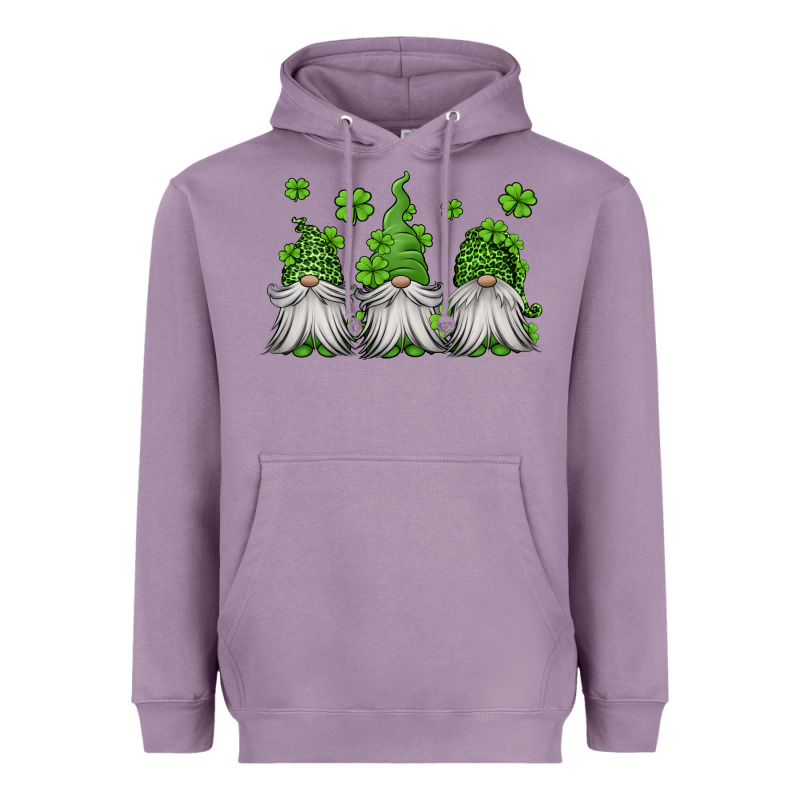 St Patricks Gnomes Heavyweight Hoodie by Jasminsmagicworld | Teevron
