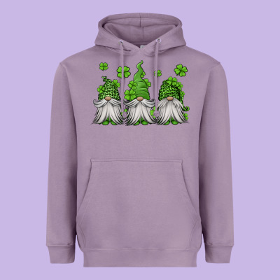 St Patricks Gnomes Heavyweight Hoodie Designed By Jasminsmagicworld