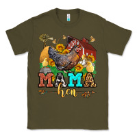 Army Green mama hen western olivia Classic Tee - OliviaCreatesArt