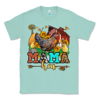 Seafoam mama hen western olivia Classic Tee - OliviaCreatesArt