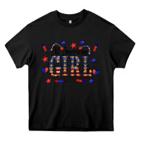 Black All American Girl Heavy Core Tee - CowCowDesign