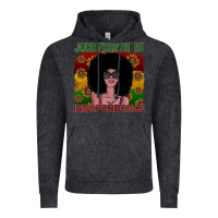 Vintage Black juneteenth is independence Vintage Hoodie - SublimationCraftShop