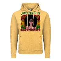Vintage Mustard juneteenth is independence Vintage Hoodie - SublimationCraftShop