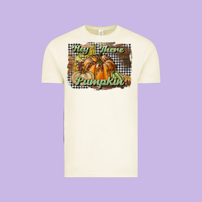 Hey There Pumpkin Vintage Tee Designed By Bundleandbundleshop