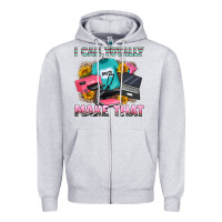 Heather Grey i can totally make that Zipper Hoodie - RanaPortraitStore