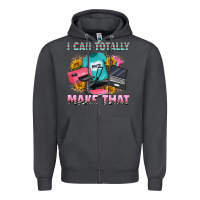 Smoke i can totally make that Zipper Hoodie - RanaPortraitStore
