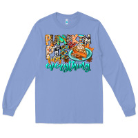 Colony Blue Pumpkin Pie Fixes Everything Long Sleeve Tee - CowhideDigitalArt