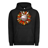Pigment Black Baseball Sunflower Urban Hoodie - Jasminsmagicworld