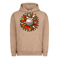 Pigment Burro Baseball Sunflower Urban Hoodie - Jasminsmagicworld