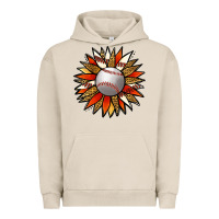 Pigment French Oak Baseball Sunflower Urban Hoodie - Jasminsmagicworld