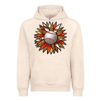 Sandshell Baseball Sunflower Urban Hoodie - Jasminsmagicworld