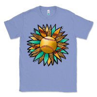 Colony Blue Softball Sunflower Classic Tee - Jasminsmagicworld