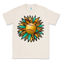 Natural Softball Sunflower Classic Tee - Jasminsmagicworld