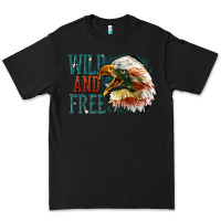 Black Wild and free Premium Tee - FaDigitalArtStudio