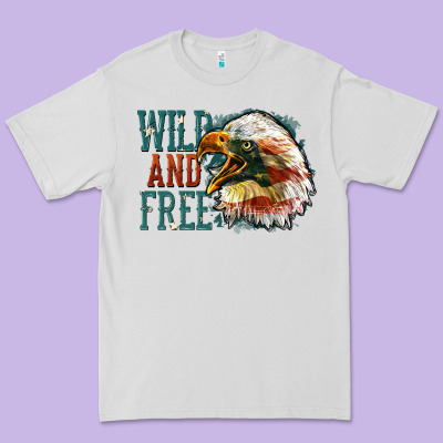 Wild And Free Premium Tee Designed By Fadigitalartstudio