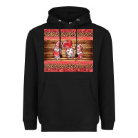 Black valentines day gnomes leopard Heavyweight Hoodie - Jasminsmagicworld