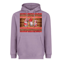 Lavender valentines day gnomes leopard Heavyweight Hoodie - Jasminsmagicworld