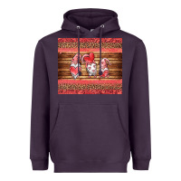 Plum valentines day gnomes leopard Heavyweight Hoodie - Jasminsmagicworld