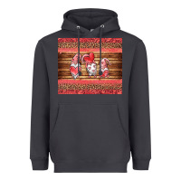 Smoke valentines day gnomes leopard Heavyweight Hoodie - Jasminsmagicworld