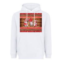 White valentines day gnomes leopard Heavyweight Hoodie - Jasminsmagicworld
