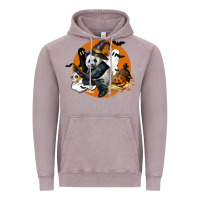 Vintage Zinc panda hallowen Vintage Hoodie - LillyAllenDesigns