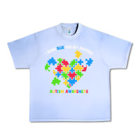 Grape Ice Wear Blue For My Brother Autism Urban Heavy Tee - CowhideDigitalArt