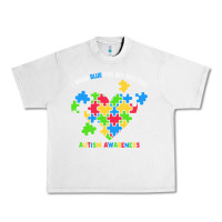 Lunar Rock Wear Blue For My Brother Autism Urban Heavy Tee - CowhideDigitalArt