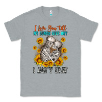 Heather Grey i love you till my lungs give out Classic Tee - OliviaCreatesArt
