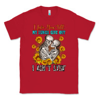 Red i love you till my lungs give out Classic Tee - OliviaCreatesArt