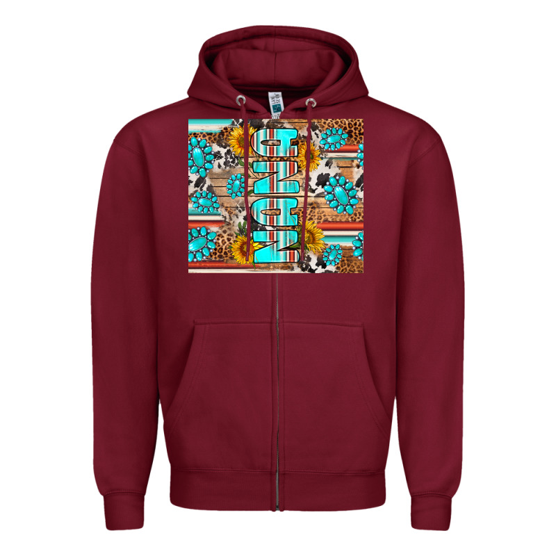 Western Nana Zipper Hoodie by RanaPortraitStore | Teevron