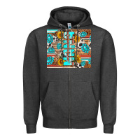 Charcoal Heather western nana Zipper Hoodie - RanaPortraitStore