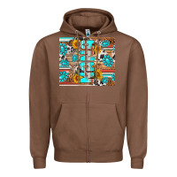 Chestnut western nana Zipper Hoodie - RanaPortraitStore