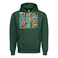Sports Green western nana Zipper Hoodie - RanaPortraitStore
