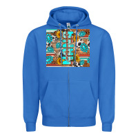 True Royal western nana Zipper Hoodie - RanaPortraitStore