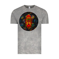 Cloud Rock african masks round earrings 2 Vintage Tee - BundleAndBundleShop