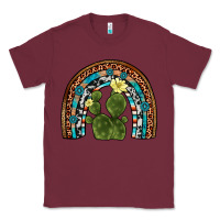 Burgundy cactus gemstone rainbow Classic Tee - Artiststas