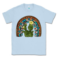 Dusty Blue cactus gemstone rainbow Classic Tee - Artiststas