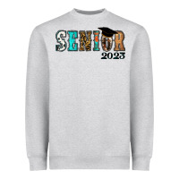 Heather Grey Western senior 2023 Heavyweight Sweatshirt - RanaPortraitStore